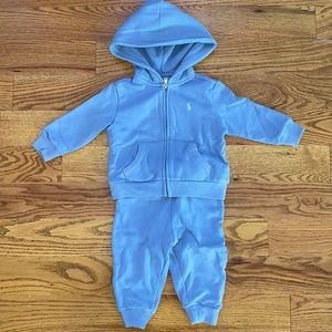 Ralph Lauren French Terry Hoodie & Pants Set